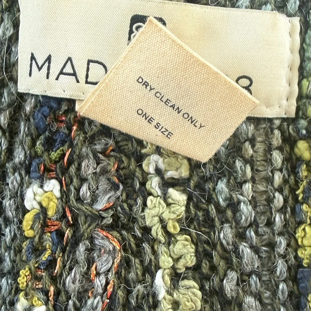 Madison 88 Multicolor Knit Copper Threads Scarf